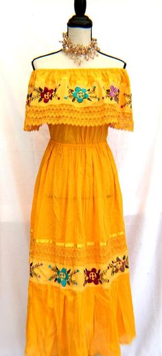 Yellow mexican dress Yellow mexican dress