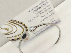 Bracciale Tennis Argento Zirconi Moda Unisex Uomo Donna I Gioielli di Vicky