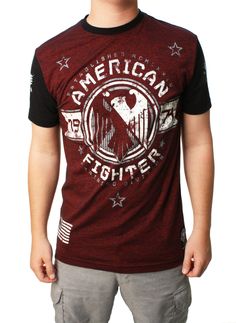 American Fighter Mens Century Panel Graphic T-Shirt