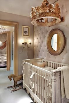 311 Best Glam Rooms Images On Pinterest In 2018 Baby Bedroom Pinspiration 125 Chic Unique Baby Nursery Designs Style Estate Fit For A Future King Don T Think I Would Be Comfortable With That Huge Crowning