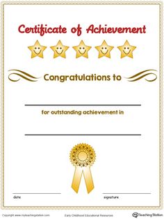 certificate of achievement award in color free printable - Free Printable Certificate Of Achievement Template certificate of achievement award in color free printable - Free Printable Certificate Of Achievement Template