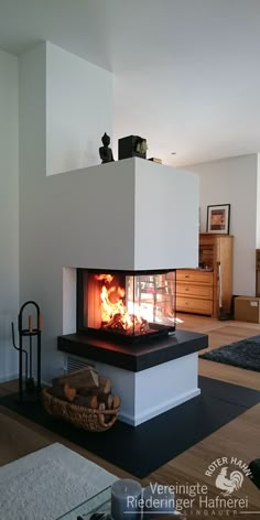 Foyer Au Gaz, Dekorasyon, Modern Fireplace