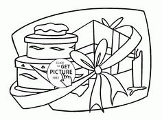 Many Birthday Gifts Coloring Page For Kids Holiday Pages Printables Free