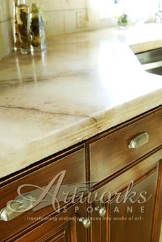 22 Best Awnw Creative Countertops Images On Pinterest In 2018 Custom Decorative Concrete Overlay Over Ceramic Tile