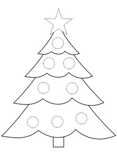 christmas tree stencils free