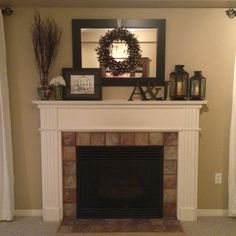 How to Decorate a Mantel | Mantels Twine and Master bedroom