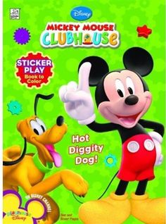 Sticker Play Book To Color Disney Mickey Mouse Clubhouse Dalmatian Press