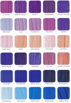 Adore Hair Color Chart Colorful Dyed Purple Hair Color Chart Shade Charts For Synthetic Falls Indigo Dark