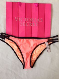 NEW! Victoria/'s Secret Surf Bikini Bottom Neoprene Small Nectar