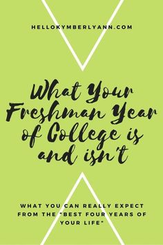 what to expect the first year of college