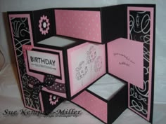 folded birthday card
