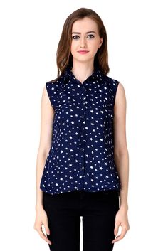 Kangma Women Causal Buttoun-Down Shirt Printed V-Neck Chiffon Tops for Formal Work