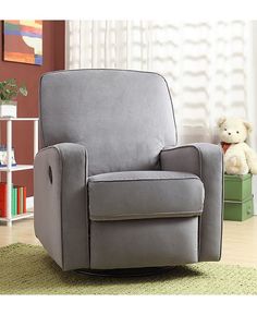 Colton Gray Fabric Modern Nursery Swivel Glider Recliner Chair Grey Colton Gray Fabric Modern Nursery Swivel Glider Recliner Chair Grey Baby Pinterest Nurseries And