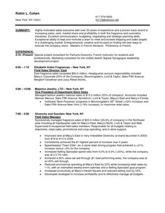 beauty consultant resumes