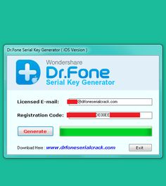 dr fone serial keygen