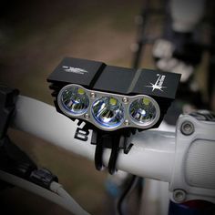 Solar Storm 8000LM X2 CREE XM-L T6 USB Waterproof Lamp LED Bicycle Headlight LN