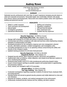 security guard resume sample security guard resume security guard