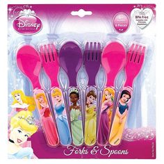 SESAME STREET 6pc Easy Grip CUTLERY Forks+Spoons BPA FREE Smooth Edges 4 MONTHS