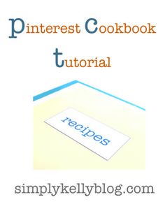 make your own cookbook template
