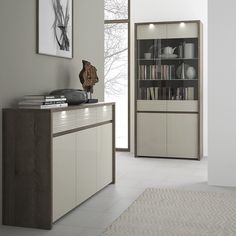 Aspen 4 Door Glazed Display Unit (Inc LED lighting) in Riviera Oak ... Aspen 4 Door Glazed Display Unit (Inc LED lighting) in Riviera Oak ...