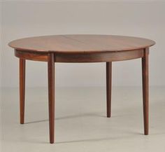Lot: 4208431 john mortensen. rundt spisebord med udtræk, teak ... Ikea rundt spisebord