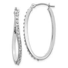 1.24 ct tw Intertwined Huggies Styled Diamond Hoop Earrings 14K Gold J,I1
