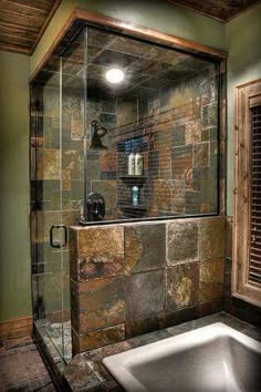 Rustic Bathroom Tile ranch at goldenview - rustic - bathroom - denver - allen-guerra Rustic Bathroom Tile ranch at goldenview - rustic - bathroom - denver - allen-guerra