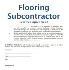 performance contract example