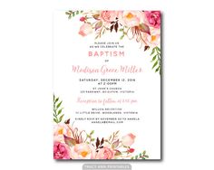 imprintable baptism invitations rome fontanacountryinn com imprintable baptism invitations