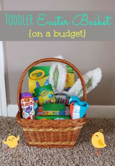 baby s first easter basket i made for my son trace i used wal mart