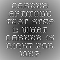 career aptitude test free
