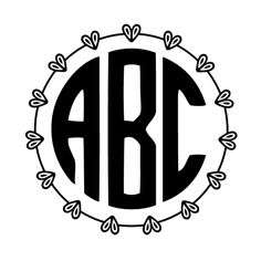 19 Best Monogram Maker Images Fonts Circle Monogram Font Free Use Our Online Generator Or The