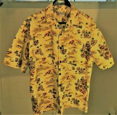 Tommy Bahama Ladies Thats Bananas Sun Protection UPF 50 Shirt Size Medium