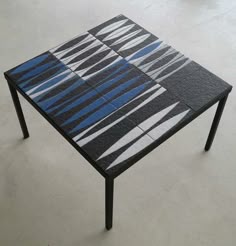 roger capron - ceramic tile top coffee table (vallauris), circa roger capron - ceramic tile top coffee table (vallauris), circa