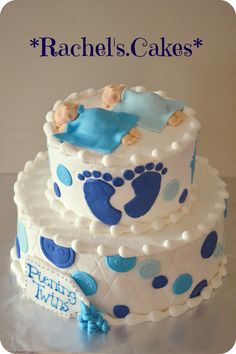baby shower cake ideas for triplets cake with edible for a baby