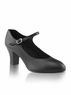 Adult Sizes NIB Jr Footlight Character Shoe Black