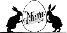 easter menu template