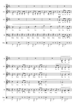 sheet music made by solos_andrew for 6 parts soprano alto i alto ptx carol of the bells sheet music