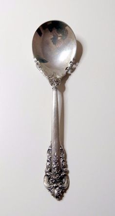 DAMAGED CONDITION WELL USED GORHAM MARGUERITE STERLING SILVER COFFEE SPOON