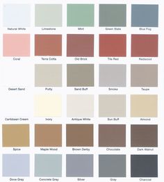 Bayferrox Lans Color Chart Pigment Pinterest Colour Surecrete Color Chart 326114515 Std