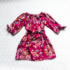 BONNIE JEAN Girls Spring Easter Summer Diamond Floral Bow Dress /& Panty 12 18 24