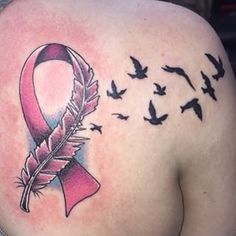 Pin By Tyanna Wachter On Tattoos Cancer Ribbon Tattoos Cancer Memorial Tattoos Cancer Tattoos