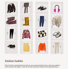 146 best sudoku wardrobe help images fashion capsule wardrobe sudoku template