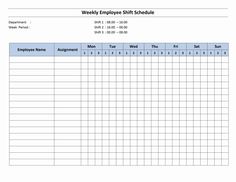 weekly employee work schedule template free blank schedule pdf payroll sign in sheet
