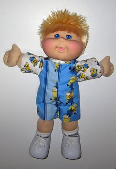 Turquoise blue denim pants jeans for 16-17/" CPK Cabbage Patch Kids