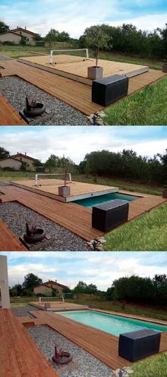 Installation du0027une terrasse mobile à Londres - Trappe du0027accès au - photo local technique piscine Installation du0027une terrasse mobile à Londres - Trappe du0027accès au - photo local technique piscine