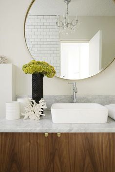 Discover Mirror Ideas On Pinterest Dressing A Simple Circle Mirror To Brighten Up Your Bathroom