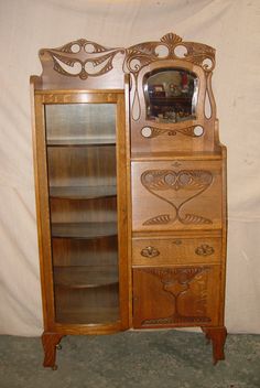 599 Best Golden Oak Furniture 1800 1900 Images Antique Kb0816800os Oak Secretary Memory Lane Antiques