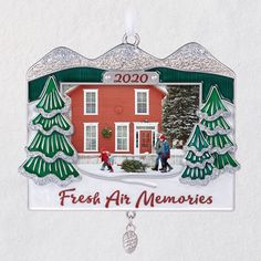 HALLMARK 2008 School Memories Photo Holder Ornament NEW in damaged box
