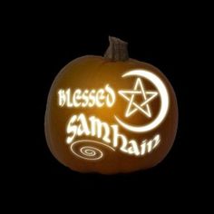 Blessed Samhain Stencil